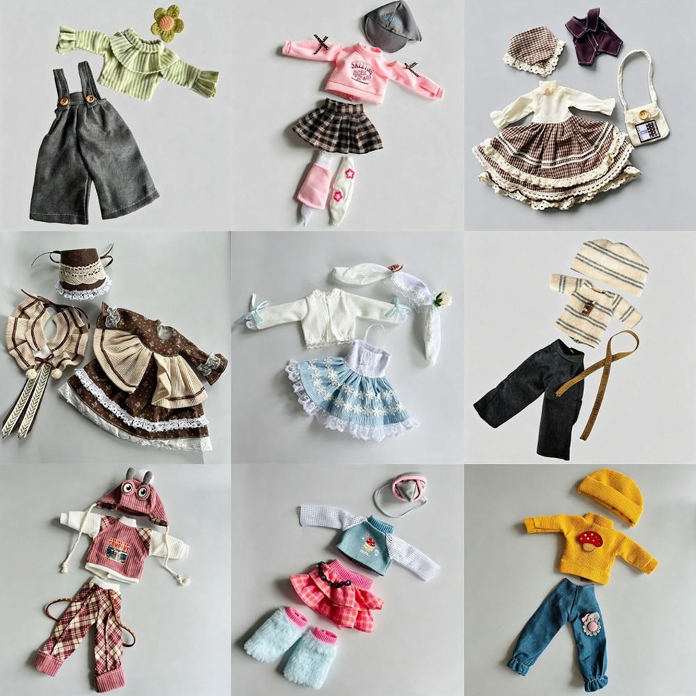 Bjd Doll 1 6 Full Set With Clothes - 30cm Passende Poppenkledingset Lolita Stijl 1/6