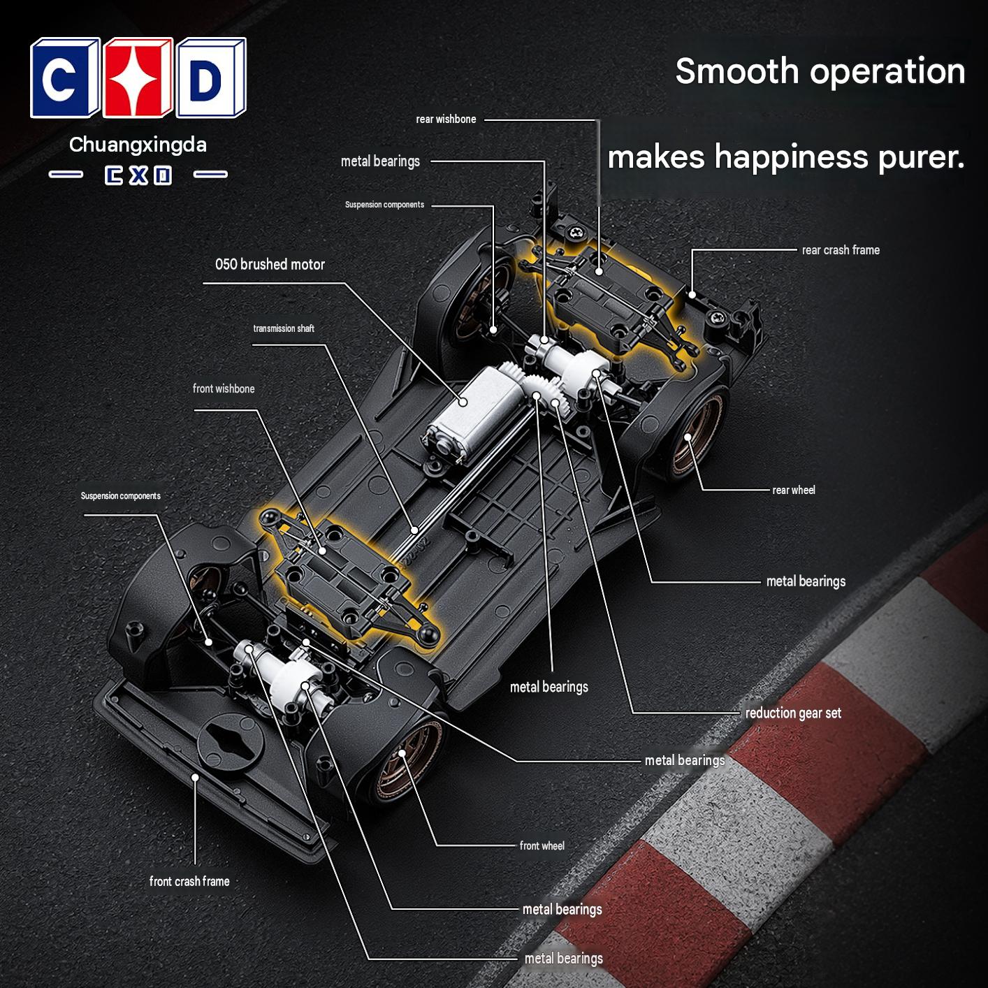 CXD2401 1/24 RC Driftauto 2.4G - Rc Drift Car 1 24 Scale 4Wd recensie en prijs
