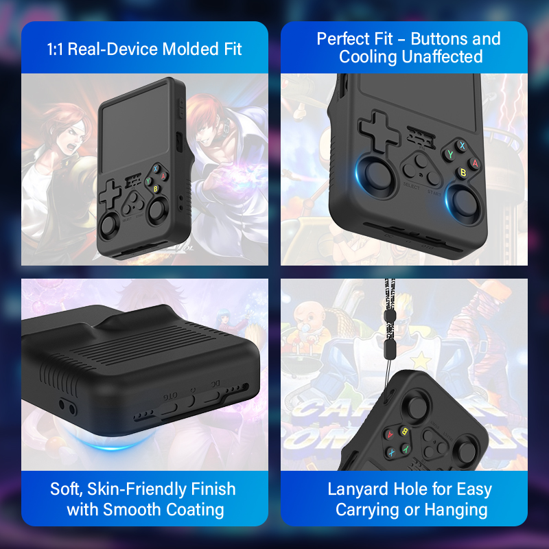 Beschermhoes voor R36S, silico - Retro Handheld Game Console R36S recensie en prijs