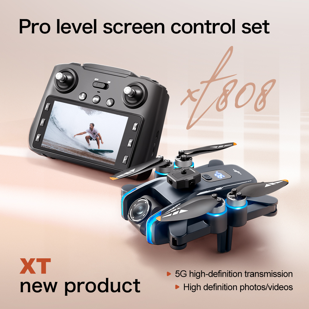 Originele XT808 Max GPS Opvouw - Fpv Brushless Rc Drone 4K recensie en prijs