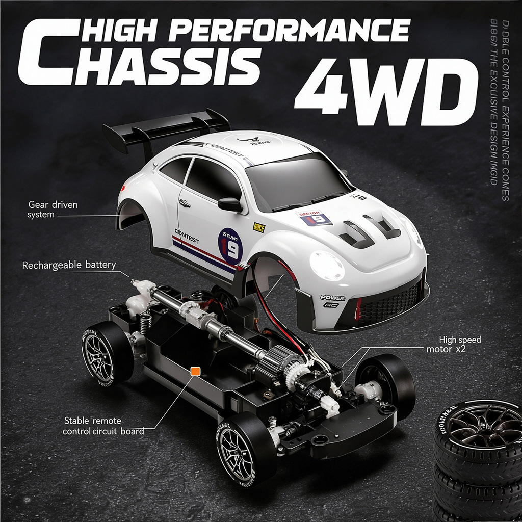 1:24 schaalmodel auto op afsta - Rc Drift Car 1 24 Scale 4Wd recensie en prijs