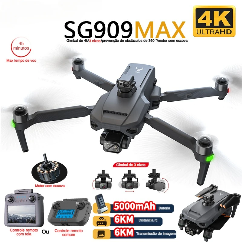 ZLL SG909 SG909MAX Professione - Fpv Brushless Rc Drone 4K recensie en prijs